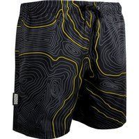 Herren Badehose Topografisches Muster