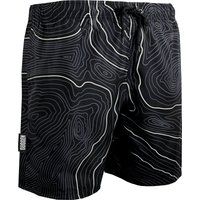 Herren Badehose Topografisches Muster