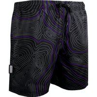 Herren Badehose Topografisches Muster