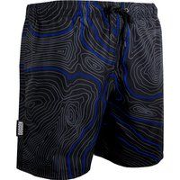 Herren Badehose Topografisches Muster