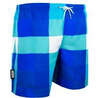 Karierte Badehose mit Kordelzug