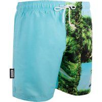 Herren Badehose mit Palmenmuster