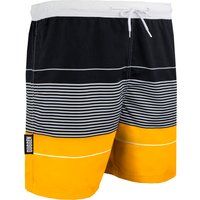 Gestreifte Herren Badehose mit Kordelzug