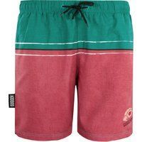Farbblock Badeshorts mit Kordelzug
