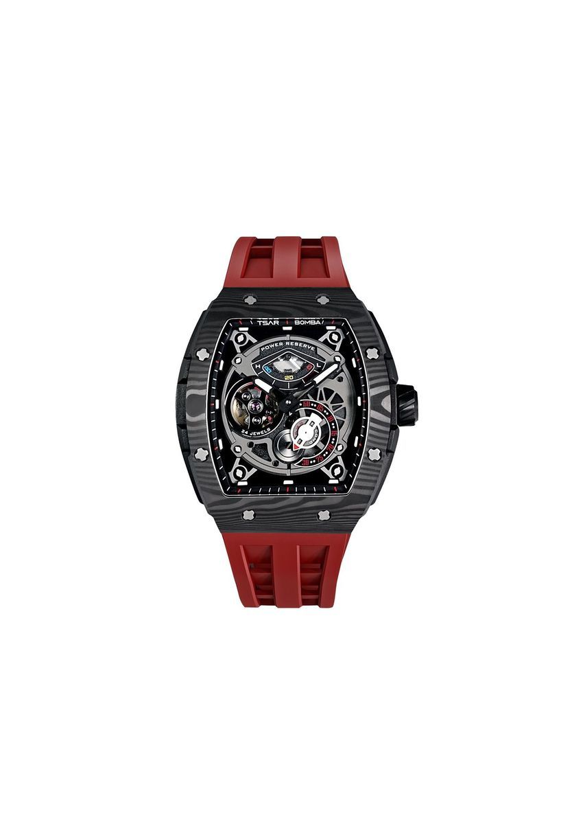 Automatikuhr mit skelettiertem Zifferblatt