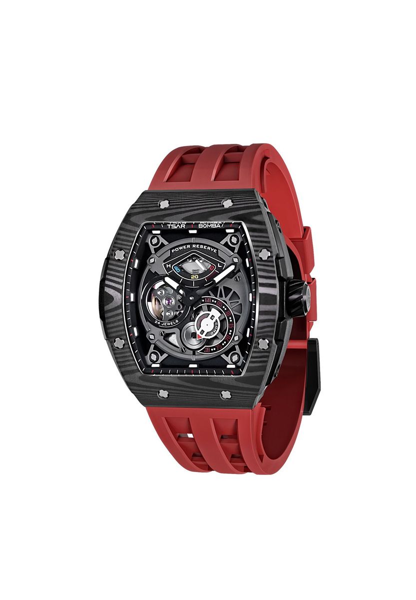 Automatikuhr mit skelettiertem Zifferblatt