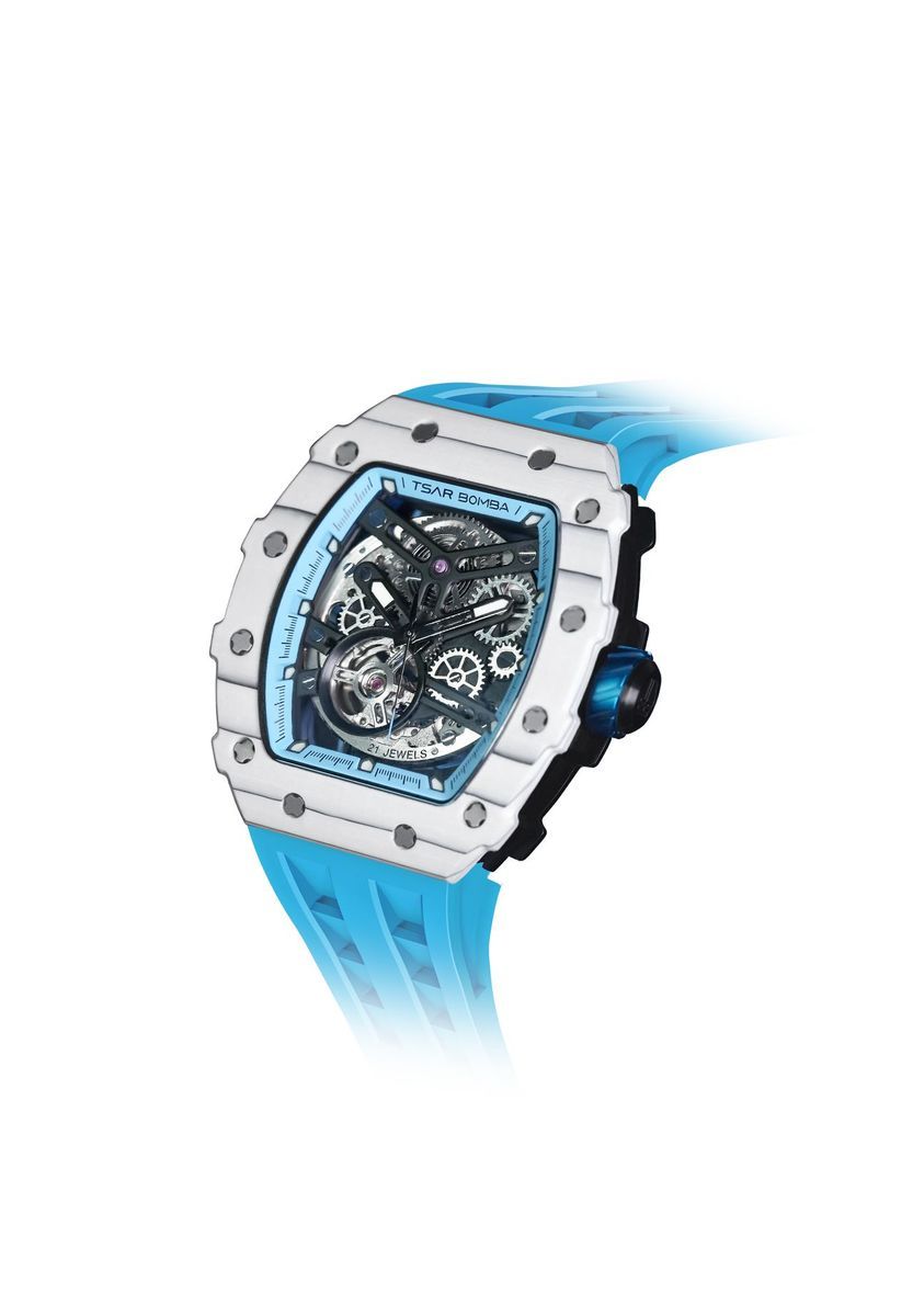 Automatikuhr mit offenem Zifferblatt