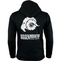 Kapuzenpullover mit Logo-Grafik und Reißverschluss
