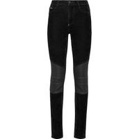 Jeggings mit Tie-Dye-Effekt und hoher Taille