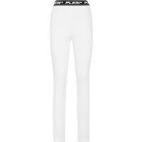 Stretch Denim Jeggings mit Logo-Bund