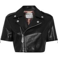 Kurze Bikerjacke mit kurzen Ärmeln