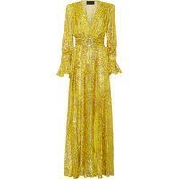 Elegantes Langarm-Maxikleid