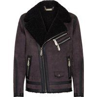 Iconische Bikerjacke aus veganem Shearling