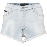 Hotpants aus Used-Look-Denim