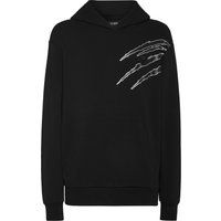 Fleece-Hoodie aus Baumwolle mit Grafikprint
