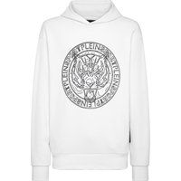 Hoodie mit Grafikprint aus Baumwollmischung