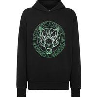 Hoodie mit Grafikprint aus Baumwollmischung