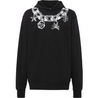 Hoodie mit Grafikdruck aus Baumwollmischung