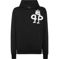 Kapuzenpullover mit Grafikprint, lockere Passform