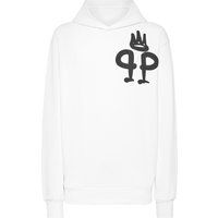 Kapuzenpullover mit Grafikprint, lockere Passform