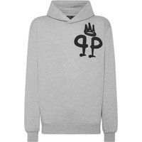 Kapuzenpullover mit Grafikprint, lockere Passform