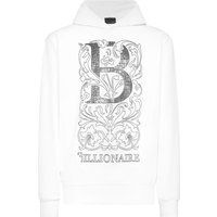 Kapuzenpullover aus Baumwollfleece mit Grafikprint