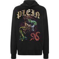 Baumwollfleece Hoodie mit Grafikprint