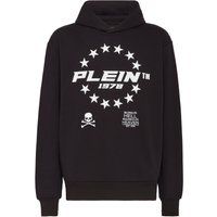 Baumwollfleece Hoodie mit Grafikprint
