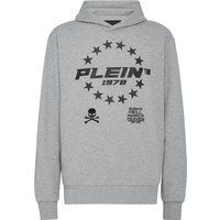 Baumwollfleece Hoodie mit Grafikprint