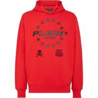 Baumwollfleece Hoodie mit Grafikprint