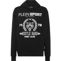Fleece-Hoodie-Sweatshirt mit Grafikprint