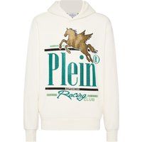 Baumwollfleece-Hoodie mit Grafikprint