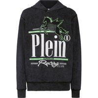 Baumwollfleece-Hoodie mit Grafikprint