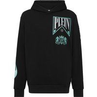 Hoodie aus Baumwollfleece mit Grafikprint
