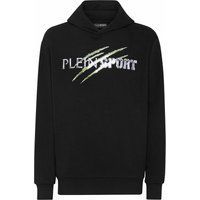 Plein Sport Hoodie mit Grafikprint, Schwarz
