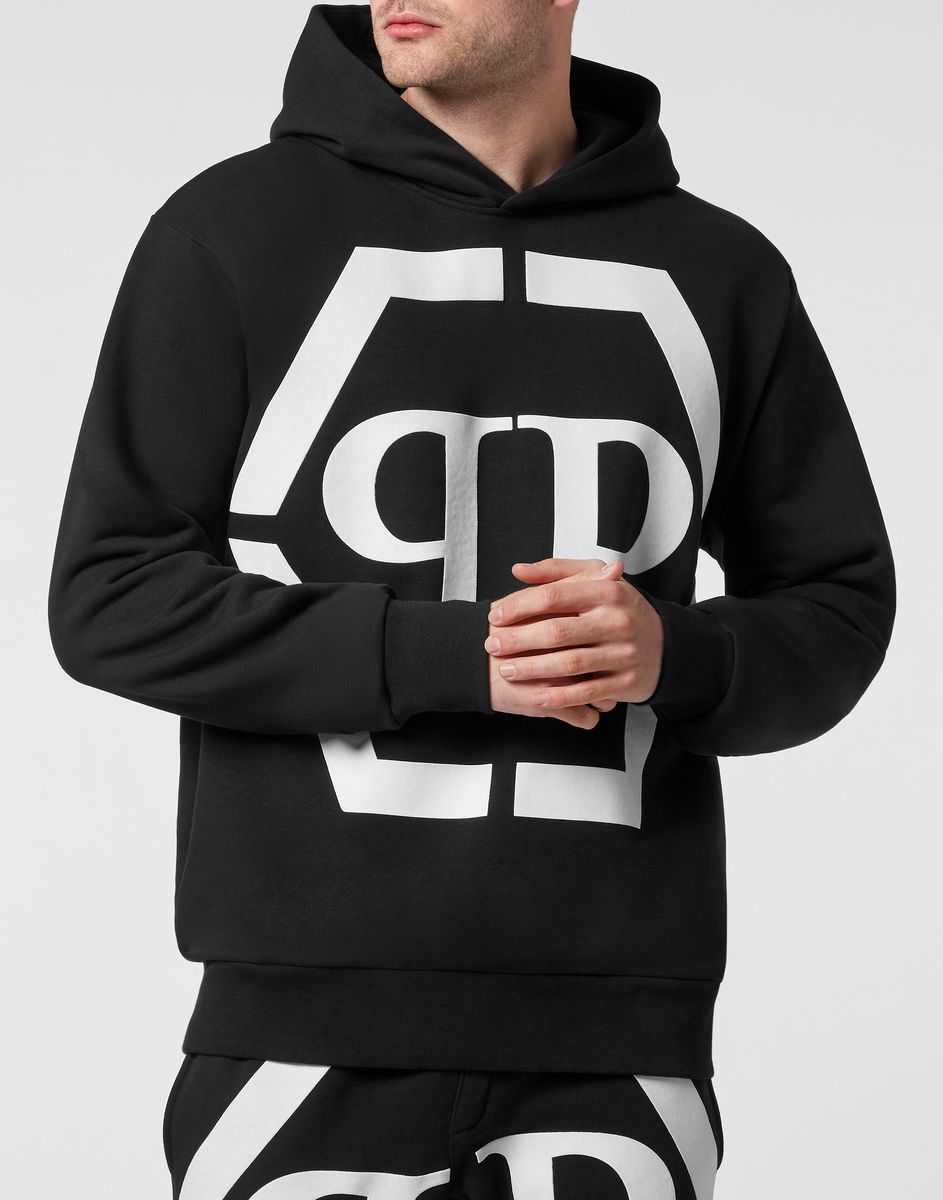 Unisex Hoodie mit Hexagon Print