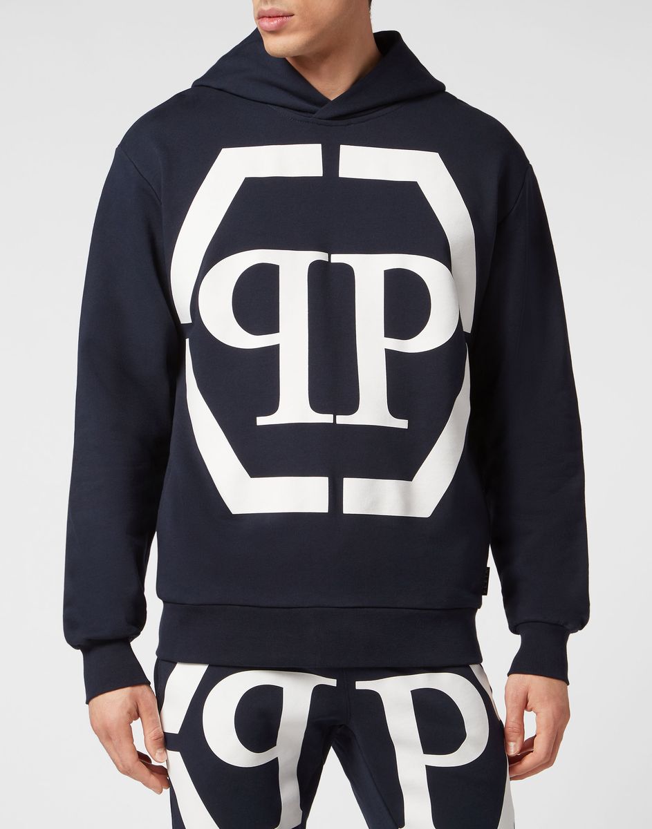 Unisex Hoodie mit Hexagon Print