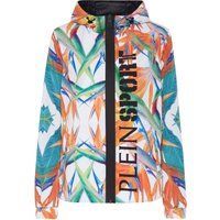 Sportliche Windjacke mit Blumenmuster