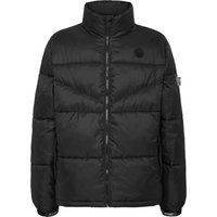 Farbblock Steppdaunenjacke