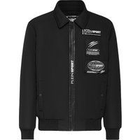 Sportliche Bomberjacke mit Logo-Patch