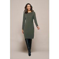Novelle Kleid Olivgrün