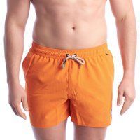 Herren Einfarbige Badeshorts mit Taschen