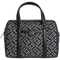 Jacquard Reisetasche mit Logo-Detail