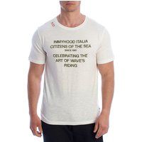 Baumwoll T-Shirt mit Grafikprint und Rundhalsausschnitt