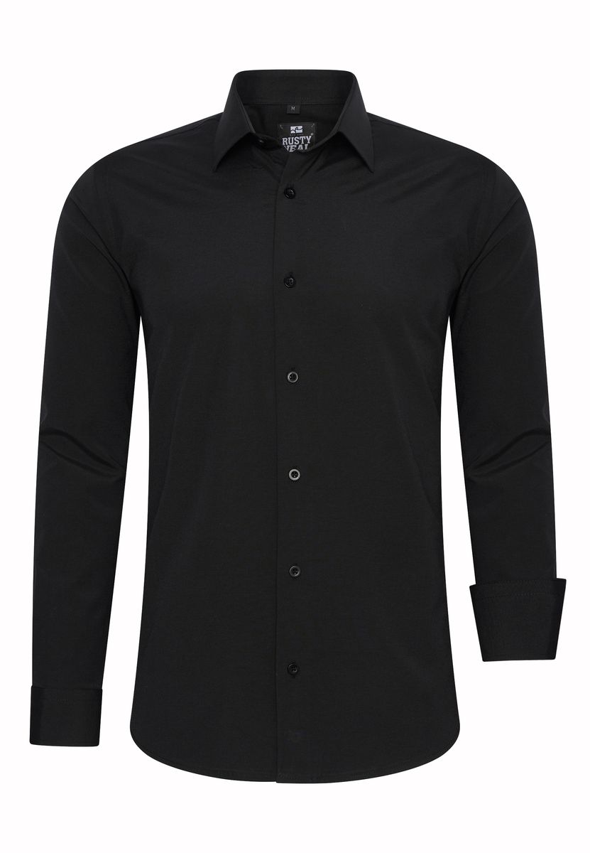 Klassisches Slim-Fit Langarmhemd