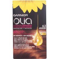 Olia Coloración Permanente #6,3 Rubio Oscuro Dorado Set 4 pz