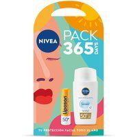 Sun Unsichtbares Tägliches Fluid Spf50 + Liposan Spf50 Packung 2 Stk 2 pz