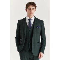 Grüner Prince of Wales Karo Blazer
