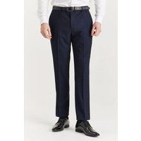 Marineblaue Anzughose für Herren im Prince-of-Wales-Stil