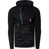 Schmal geschnittener Strickpullover mit Reißverschluss